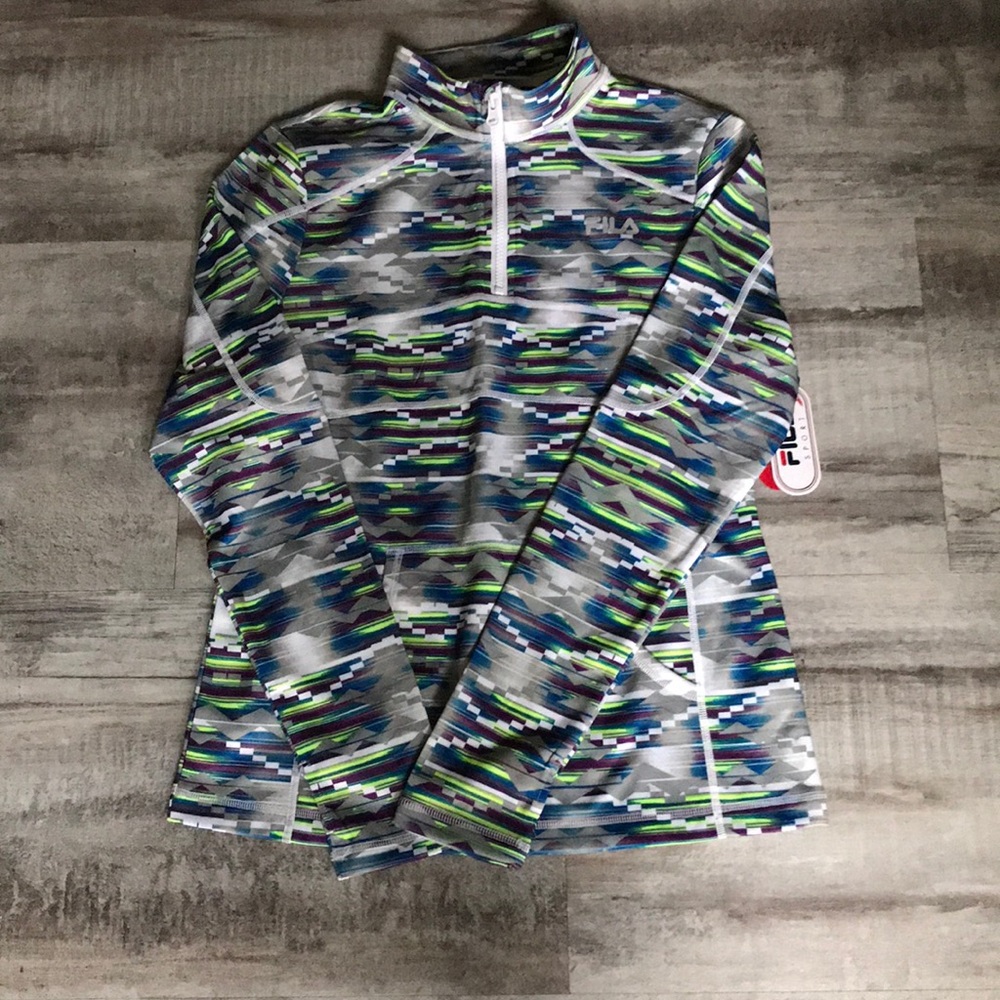 🌴Fila quarter zip